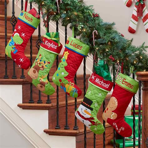 Personalized Quilted Christmas Stocking Dibsies Personalization Station
