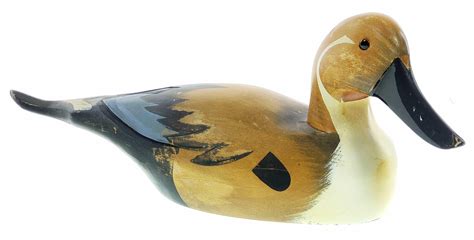 Lot Vintage Carved Painted Duck Decoy
