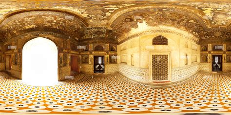 360° View Of Room In The Baby Taj Mahal In Agra Alamy