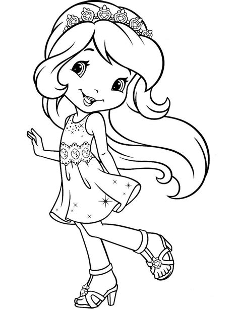 Click on the free strawberry shortcake colour page you would like to print, if you print them all you. Strawberry Shortcake And Friends Coloring Pages ...