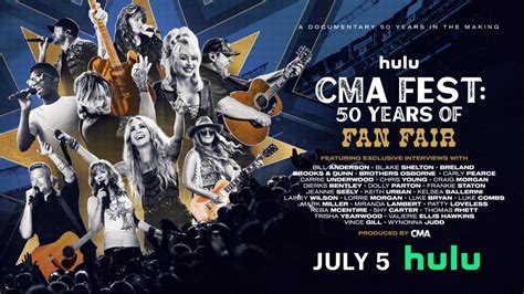 Tune In Cma Fest 50 Years Of Fan Fair Documentary Airs On Hulu July