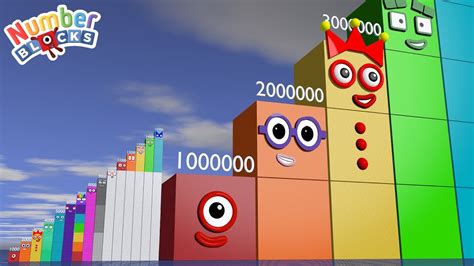 New Numberblocks Step Squad 1000 To 15000 Vs 1000000 To 15000000
