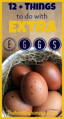 Got extra eggs on hand? 12+ Ideas of What To Do With Extra Eggs | Eggs, Food ...