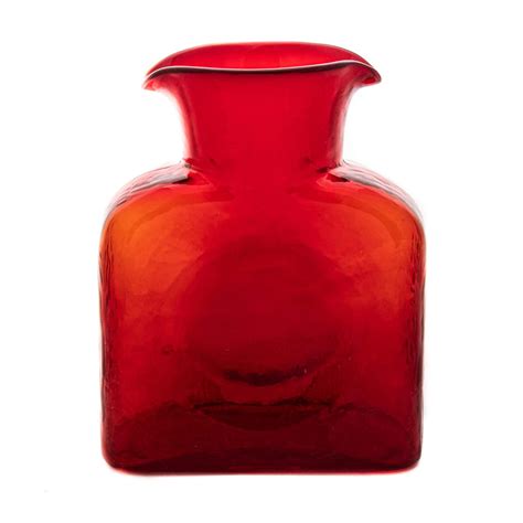 Blenko Glass Water Bottle Ruby 384 17 79052