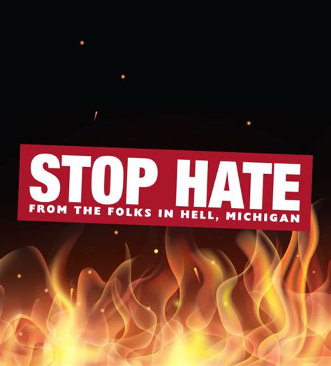 Stop Hate Bumper Sticker