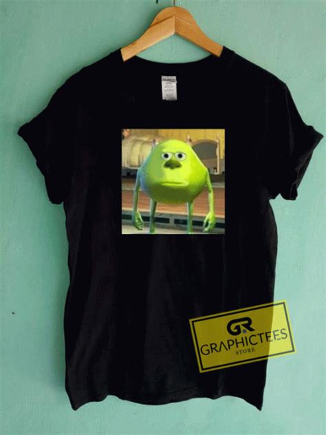 Mike Wazowski Sully Face Meme Tee Shirts