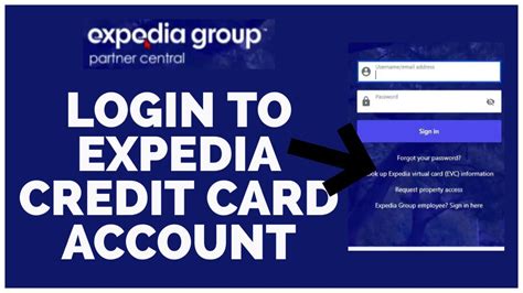 How To Login To Expedia Credit Card Account Expedia Credit Card Sign