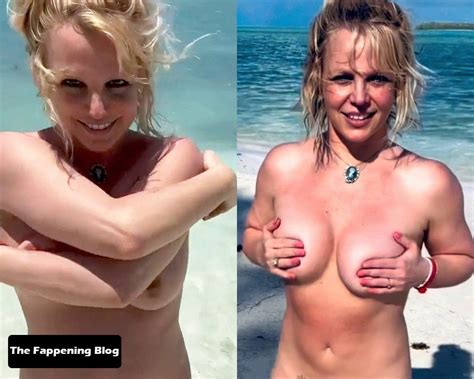 Britney Spears Nude Topless On Beach Tits 16 Pics What S Fappened
