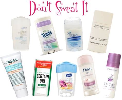 what deodorant is best for sweating