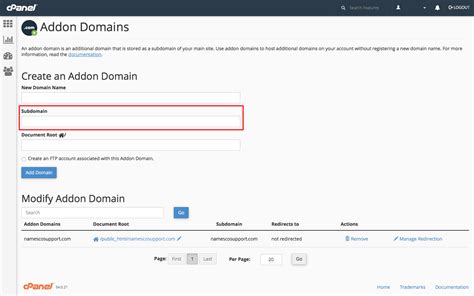 Addon Domains In Cpanel Customer Support Guides