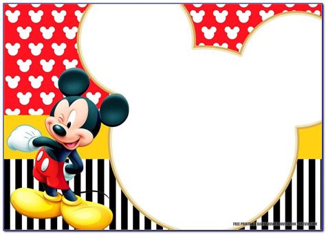 Mickey Mouse Alphabate Free Printable For Birthday
