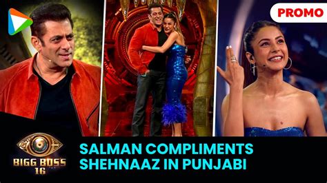 Shehnaaz Gill And Salman Khans Cute Chemistry On Bigg Boss 16 Shanivaar Ka Vaar Youtube