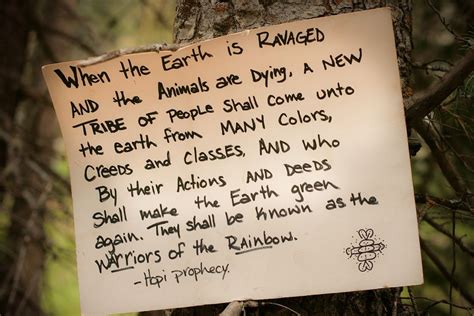 Hopi Prophecy Warriors Of The Rainbow Native American Wisdom Native