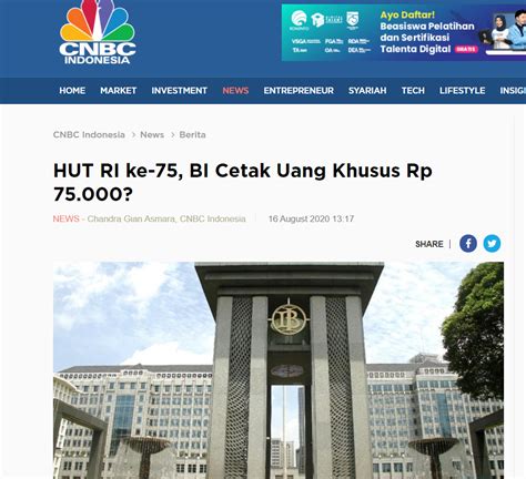 Ilustrasi/uang pecahan 75000 bergambar gus dur yang beredar di media sosial. SALAH "PT.PURA BARUTAMA perusahaan yg mendapat orderan ...