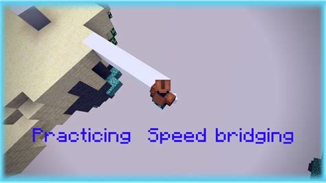 Practicing Speed Bridging Minecraft Singleplayer Bedwars Map Youtube