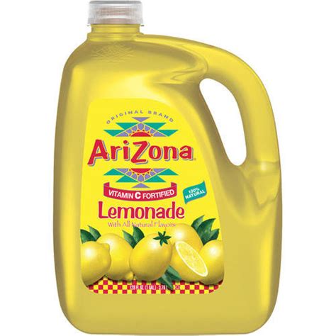 Arizona Lemonade Juice Cocktail 128 Fl Oz Walmart Inventory Checker Brickseek