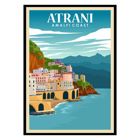 Amalfi Coast Italy Poster Buy Posters And Art Prints At