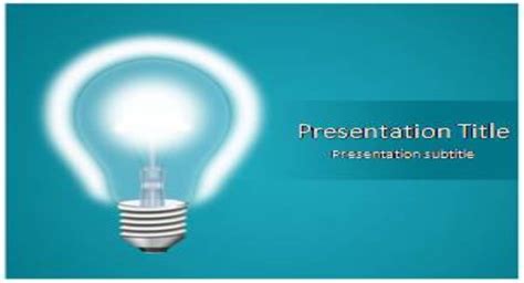 Free An Idea Powerpoint Template And Themes