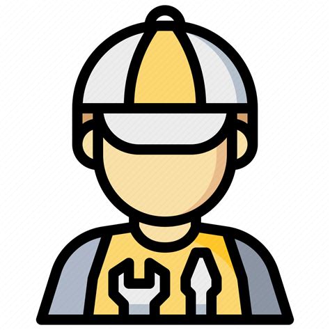 Human Man People Technician Tool Icon Download On Iconfinder