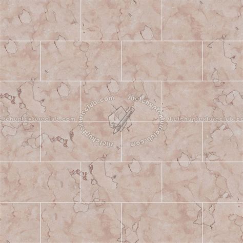 Flavia Pink Floor Marble Tile Texture Seamless 14546