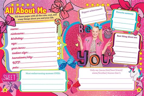 12 free jojo siwa coloring pages. Be You Activity Book | Book by Sizzle Press | Official ...