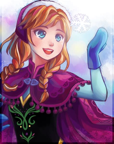 Fa Frozen Anna By Moriyamahearts On Deviantart Disney Princess
