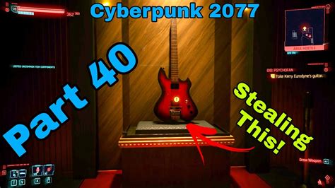 Stealing Kerry Eurodyne S Guitar Cyberpunk Walkthrough Ep Youtube