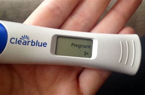Positive Pregnancy Test Picture Clear Blue Captions Week