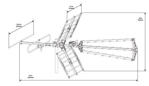 HDTV DIGITAL OUTDOOR ATSC / TV / DTV / UHF / VHF / FM LONG RANGE