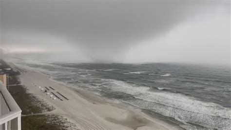 Panama City Beach Waterspout See It Come Ashore