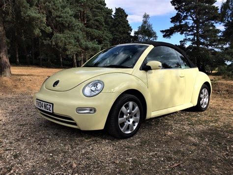 Vw Beetle Convertible Tdi Diesel Mellow Yellow In Romsey Hampshire