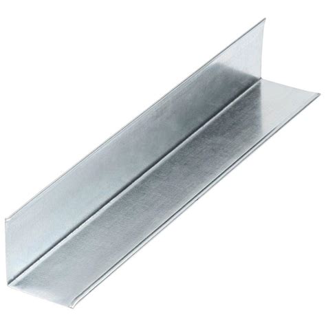 In X In X Ft Gauge Galvanized Steel Angle X A The Home Depot