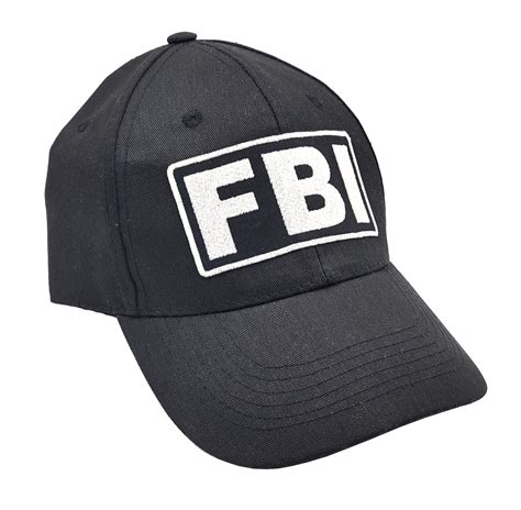 Fbi Embroidered Patch Cotton Twill Baseball Cap Hat Etsy