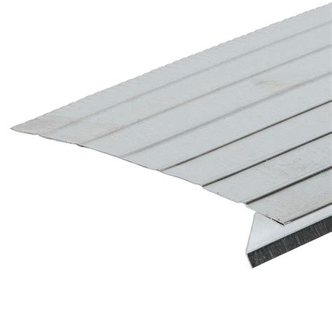 amerimax home products f8 10 ft mill finish aluminum drip edge flashing 5421900120 the home depot