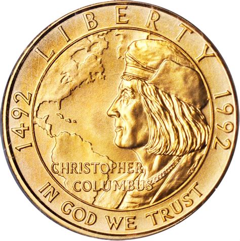 Value Of 1992 5 Columbus Gold Coin Sell Gold Coins