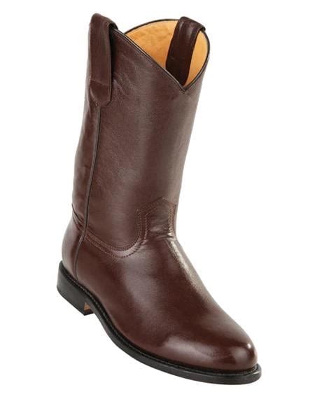 Mens Roper Boots With Leather Sole Brown