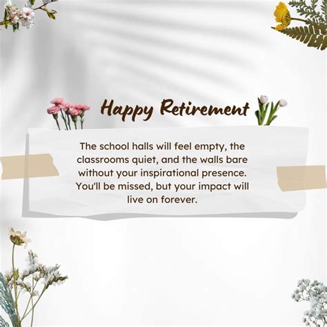115 Retirement Wishes For Teachers Inspiring Quotes For Teachers
