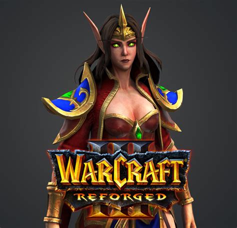 Artstation Sorceress Warcraft 3 Reforged High Poly Sculpting Task