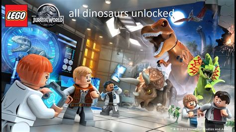 Lego Jurassic World All Dinosaurs Unlocked Youtube