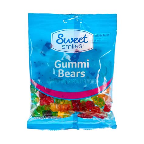 Sweet Smiles Gummy Bears 7 Oz