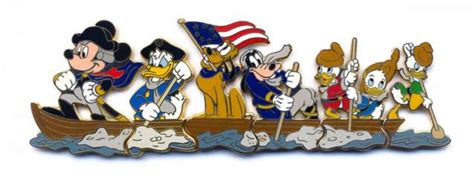 43453 Mickey Donald Goofy Pluto Huey Dewey And Louie Crossing The