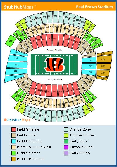 Paul Brown Stadium Seating Chart Pictures Directions And History