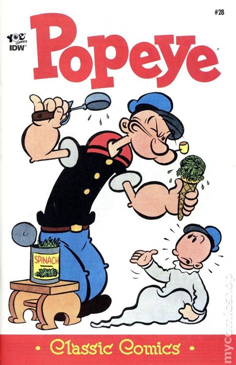 Classic Popeye 2012 Idw 28 Popeye Cartoon Classic Cartoon