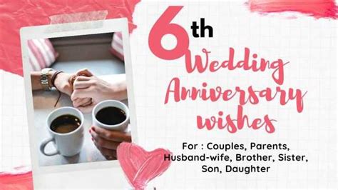 6th Wedding Anniversary Message For Wife Dohoy