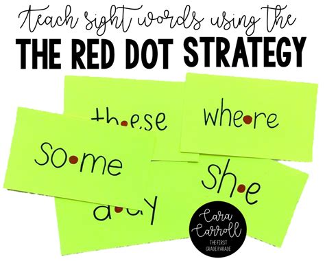 5 Tips For Teaching Sight Words How To Make Them Stick Teaching