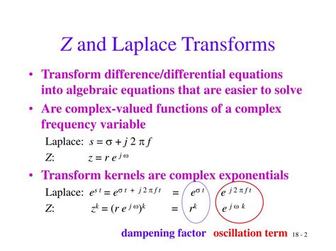 Ppt Z And Laplace Transforms Powerpoint Presentation Free Download
