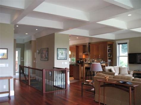 Fine Homebuilding Magazine Coffered Ceiling The Living Area Is Divided