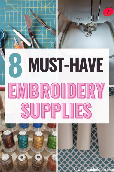 8 Essential Embroidery Supplies List For Beginners