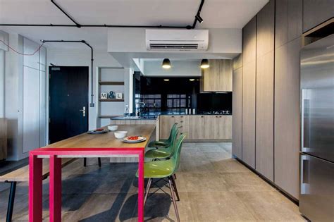 Industrial Chic Brings A Hdb Flat To Life Lookboxliving