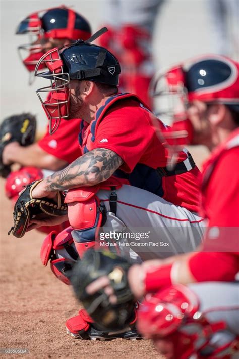 Red Sox Catchers Jet Blue Parkfeb 15 2017 Red Sox Boston Red Sox